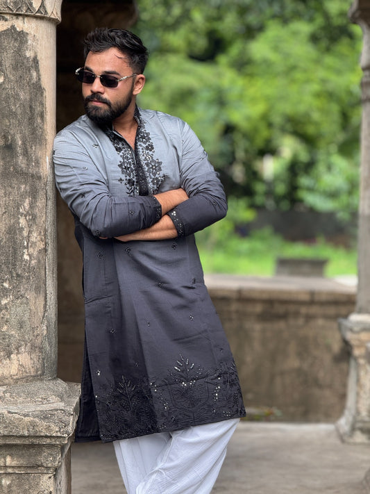 Bandidhari Fashion Present Two-Tone Shaded Men's Kurta